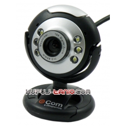 Kamera internetowa e-Com 8 MPx (czarno-srebrna)