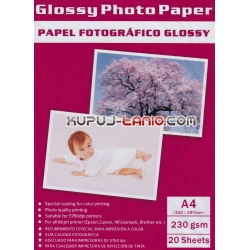 Papier fotograficzny A4 230 g/m2 (20 szt., Arte)
