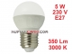 Żarówka LED Bańka (G45) 4W, 230V, gwint E27, ...