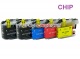 .LC125XL / LC127XL tusze do Brother (5 szt. z ...