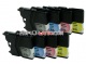 LC985 ink cartridges for Brother (8 pcs set)