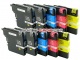 LC985 ink cartridges for Brother (10 pcs set)