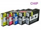 PGI-2500XL tusze Canon (5 szt  z chipami, Crystal) tusze Canon MB5350, Canon iB4050, Canon MB5450, Canon iB4150, Canon MB5050, Canon MB5150