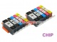 .PGI-525BK - CLI-526 tusze do Canon (10 szt  z chipami, BT) tusze do Canon MG5350, MG5250, MG5150, iP4850, iP4950, MG6150, MG6250
