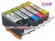 .PGI-525BK - CLI-526 tusze do Canon (5 szt  z ...