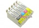 .T1285 tusze do Epson (5 szt., Crystal-Ink) tusze ...
