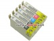 .T1295 tusze do Epson (5 szt., Crystal-Ink) tusze ...