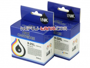 HP 21XL + HP 22XL (R) tusze do HP F4180, HP F2280, HP F2180, HP F2290, HP F380, HP F370, HP F300, HP D1560, HP D1460, HP D1360, HP F2200, HP D2460, HP
