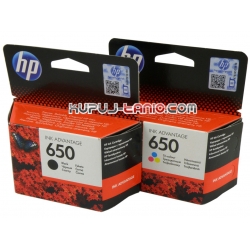 tusze HP 650 Black + Color oryginalne tusze do HP Deskjet Ink Advantage 2515, HP Deskjet Ink Advantage 1515