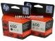HP 650 Black + Kolor oryginalne tusze do HP ...