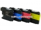.LC123/LC125/LC127 tusze do Brother (4 szt.)