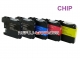 .LC123/LC125/LC127 tusze do Brother (5 szt. z chipami)