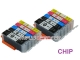.PGI-570PGBK XL - CLI-571 XL tusze Canon (10 szt  z chipami, BT) tusze Canon Pixma MG6850, Canon Pixma MG7750, Canon Pixma MG5753, Canon Pixma MG77