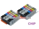 .PGI-570PGBK XL - CLI-571 XL tusze Canon (12 szt  z chipami, BT) tusze Canon Pixma MG7751, Canon Pixma MG7750, Canon Pixma MG7752, Canon Pixma MG7753