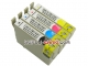 tusze T1815 = 18XL do Epsona (4 szt., CRYSTAL INK) do Epson XP-102, XP-202, XP-205, XP-215, XP-225, XP-305, XP-322, XP-405