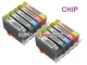 HP364 tusze do HP (10 szt  z chipami, Crystal-Ink)