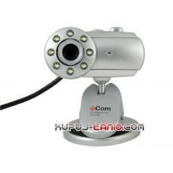 Kamera internetowa e-Com 5 MPx (srebrna)